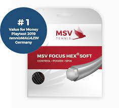 MSV Tennis String Focus HEX Soft 12m 1,20mm MULTIPLE COLORS