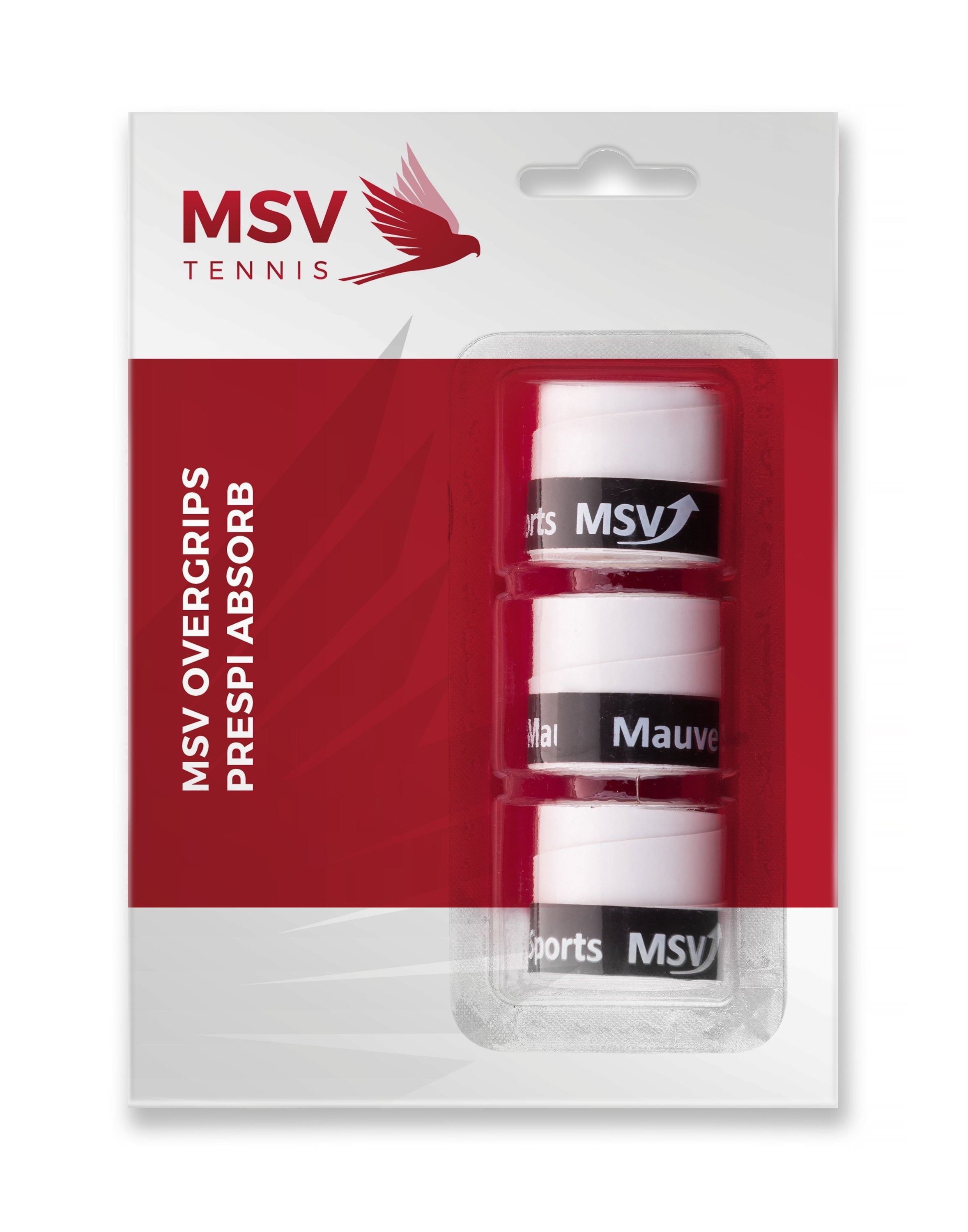 MSV 3-pack Overgrip Prespi Absorb MULTIPLE COLOURS