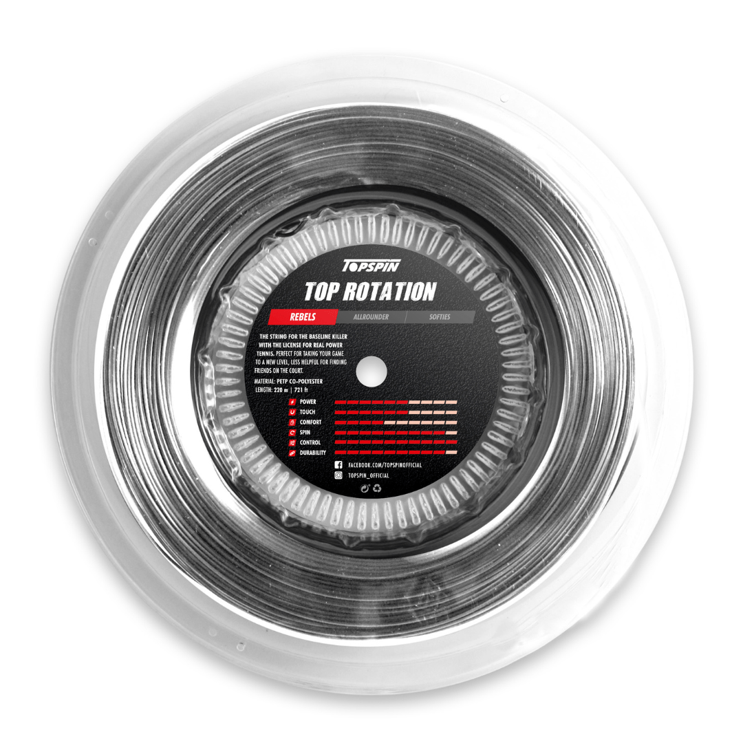 Topspin Top Rotation 1,26mm 220m reel tennis string