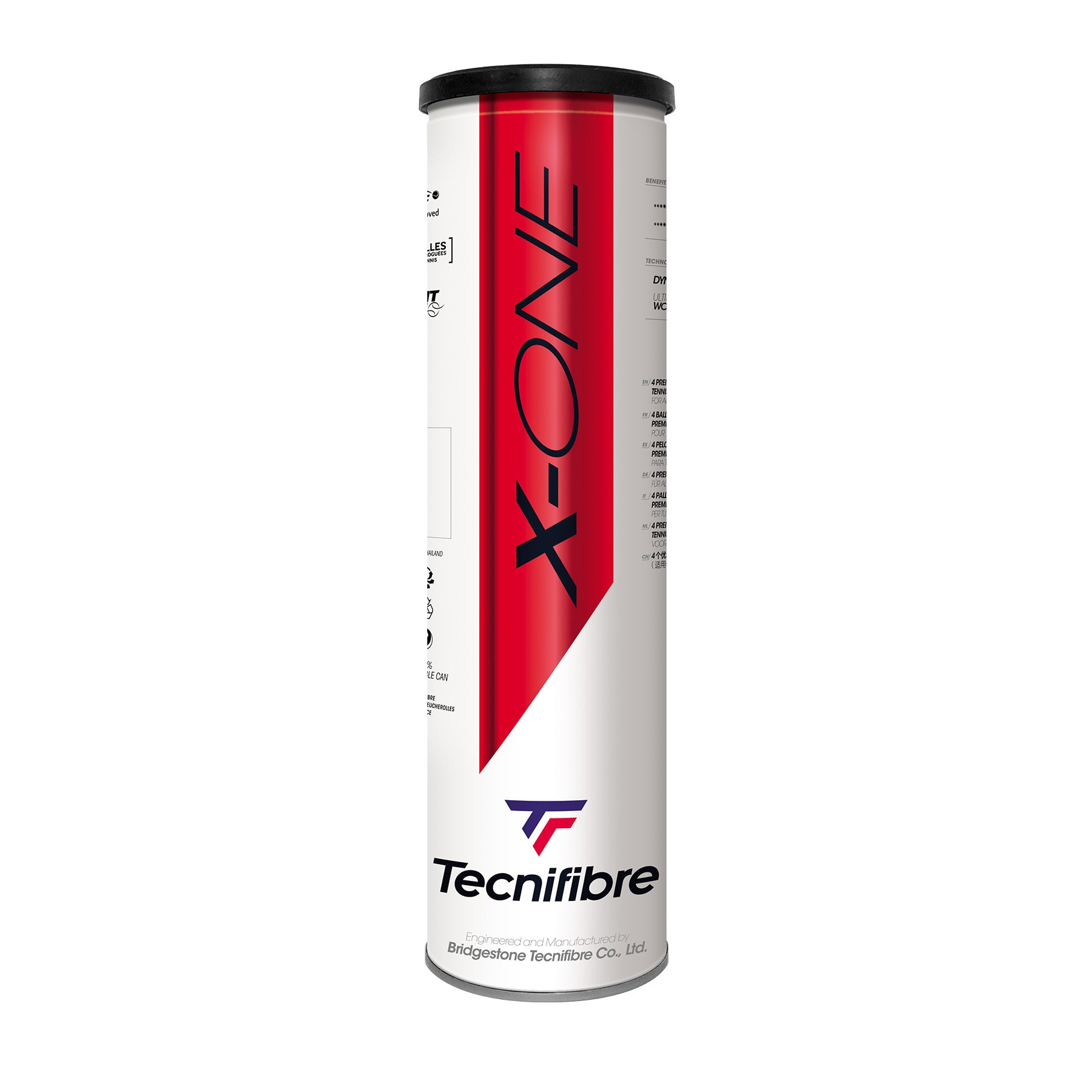 Tecnifibre X-One 4-pack tennisbold