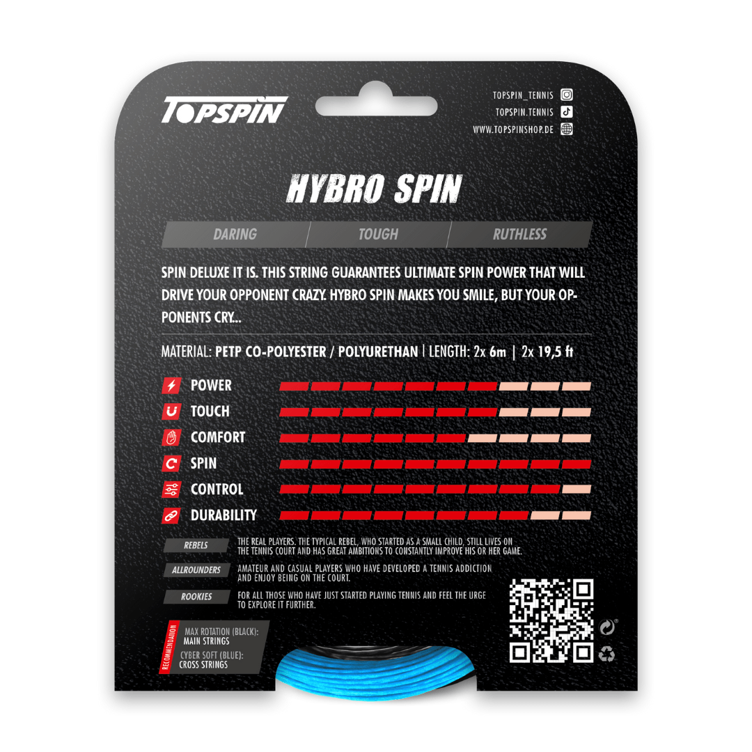 Topspin Hybro Spin 1,31mm 2x6m strängset