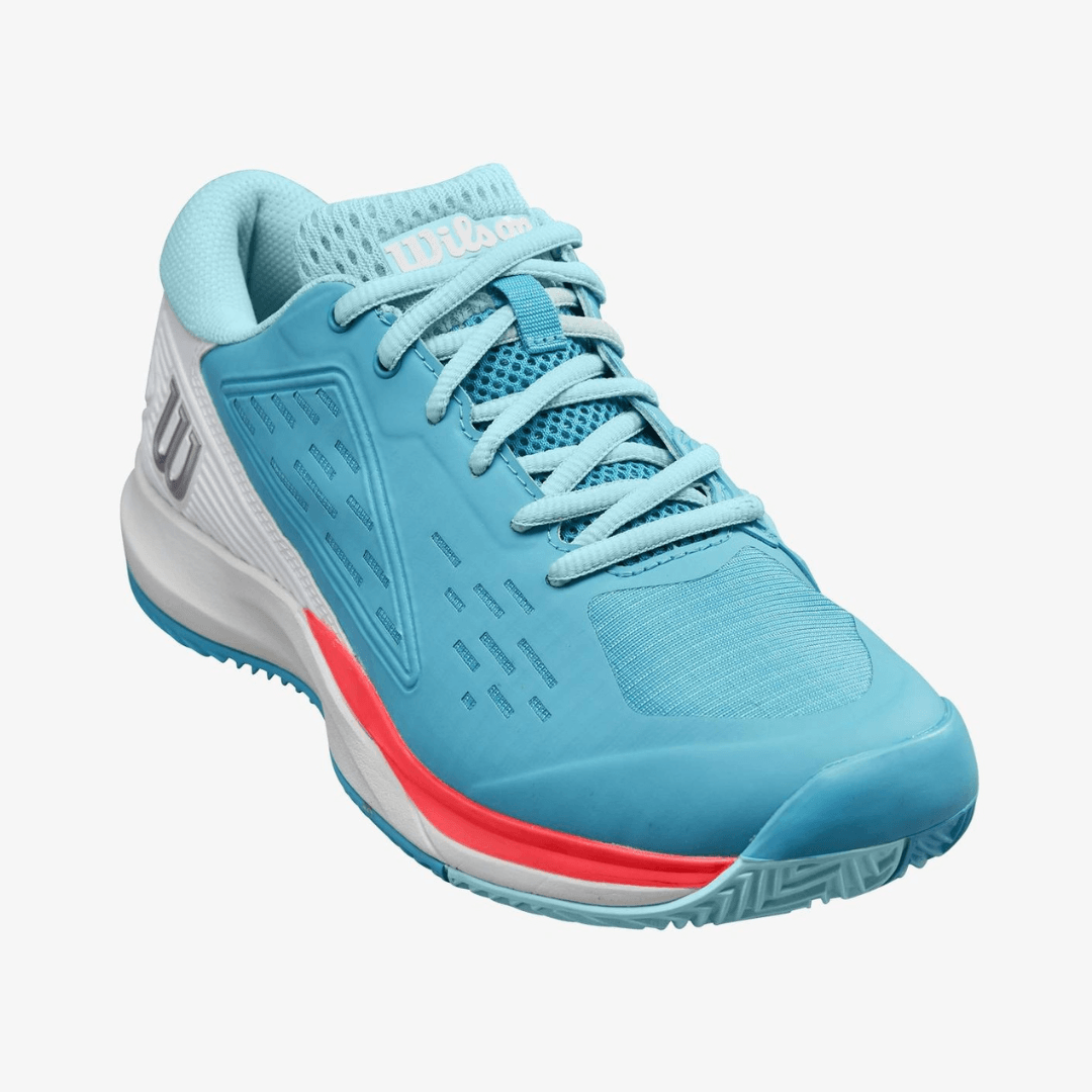 Wilson Rush Pro Ace Clay tennis shoes women scuba blue/white/fiery coral